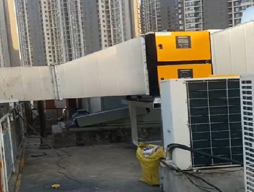 洛阳厨房排烟工程效果